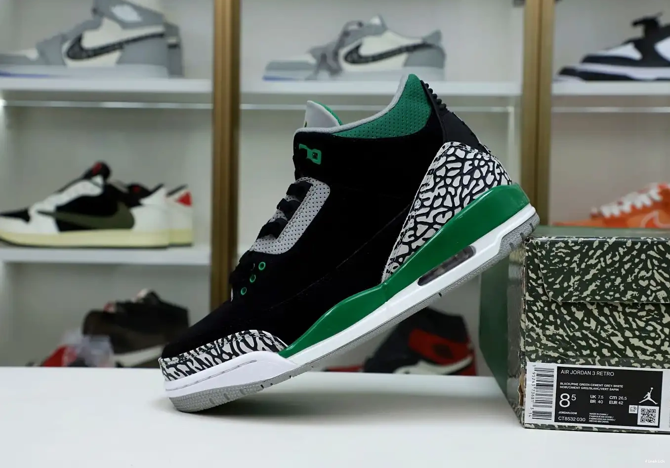 AIR GREEN 3 JORDAN PINE 0705
